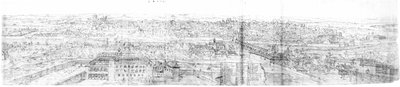 View of Zamora (Spain) by Anton van den Wyngaerde